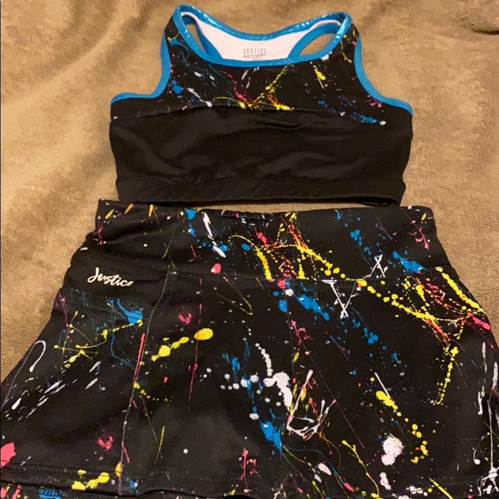 Paint Splatter Gymnastics Set